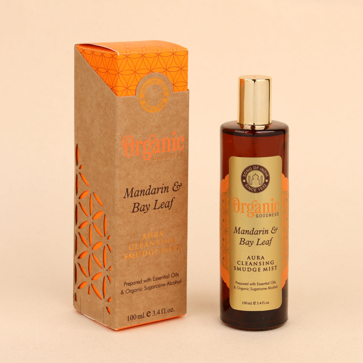 Mandarin & Bay Leaf Organic Smudge Room Spray
