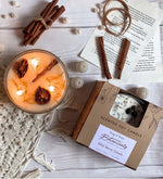 Wild Berry Cassis Botanical Candle by Song of India — soy wax candle jar and packaging detail