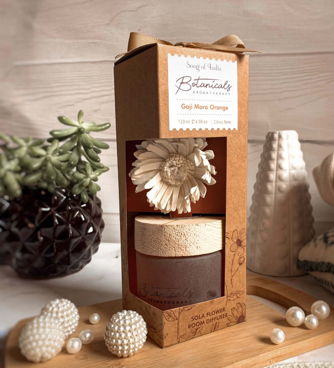 Goji Moro Orange Sola Flower Diffuser by Song of India — primary sola flower diffuser product image