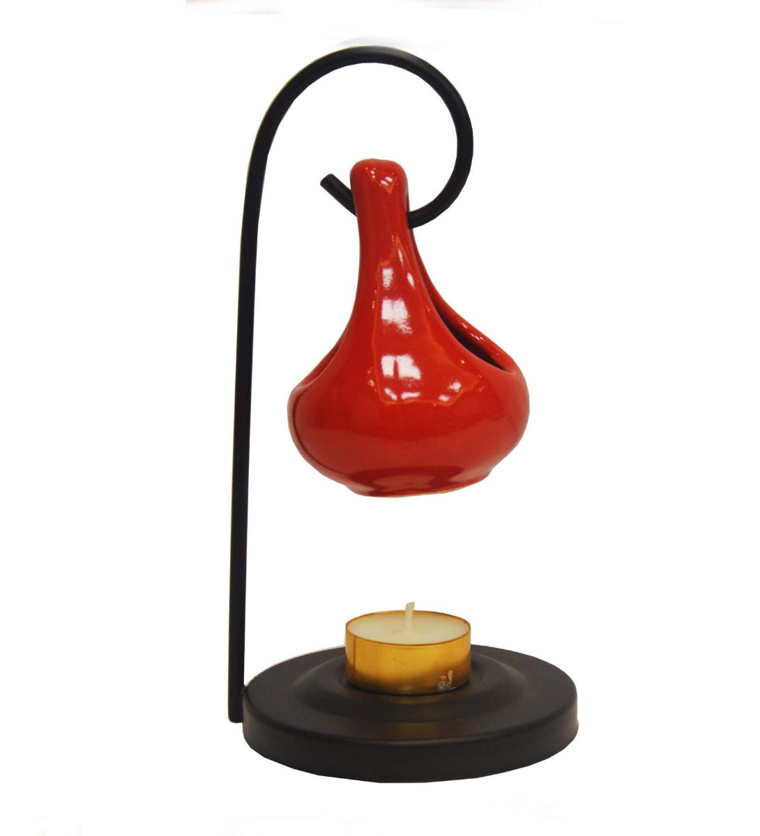 Tear Drop Ceramic Burner & Stand 7.5" by Song of India — lifestyle detail