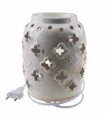 White Tapering Cylindrical Electric Bulb Ceramic Burner with by Song of India — primary product image