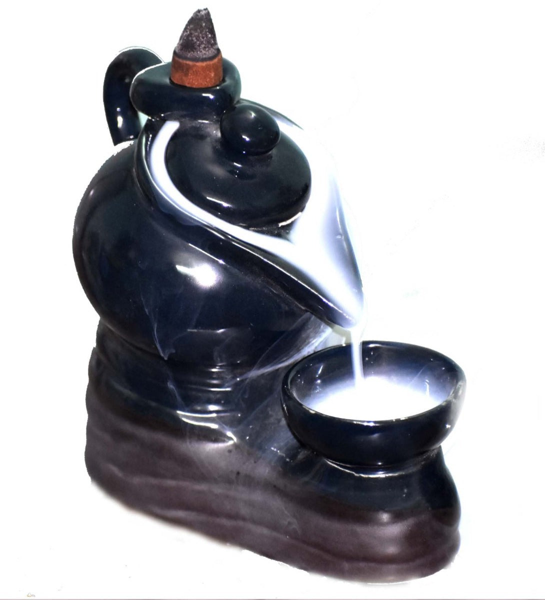 Ceramic Teapot Backflow Smoke Burner by Song of India — primary product image