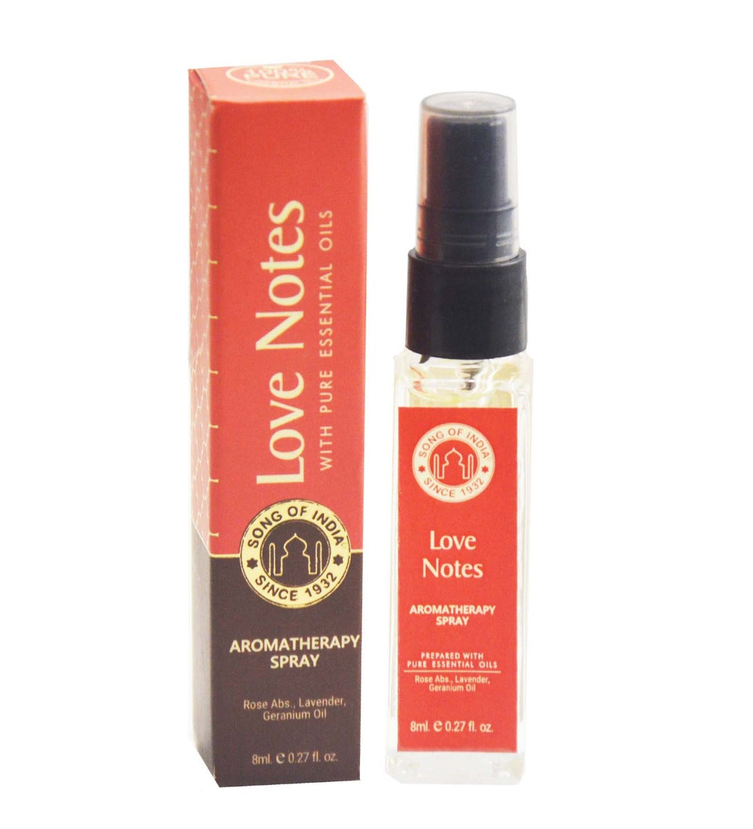 Love Notes Aromatherapy Mist 8 ml by Song of India