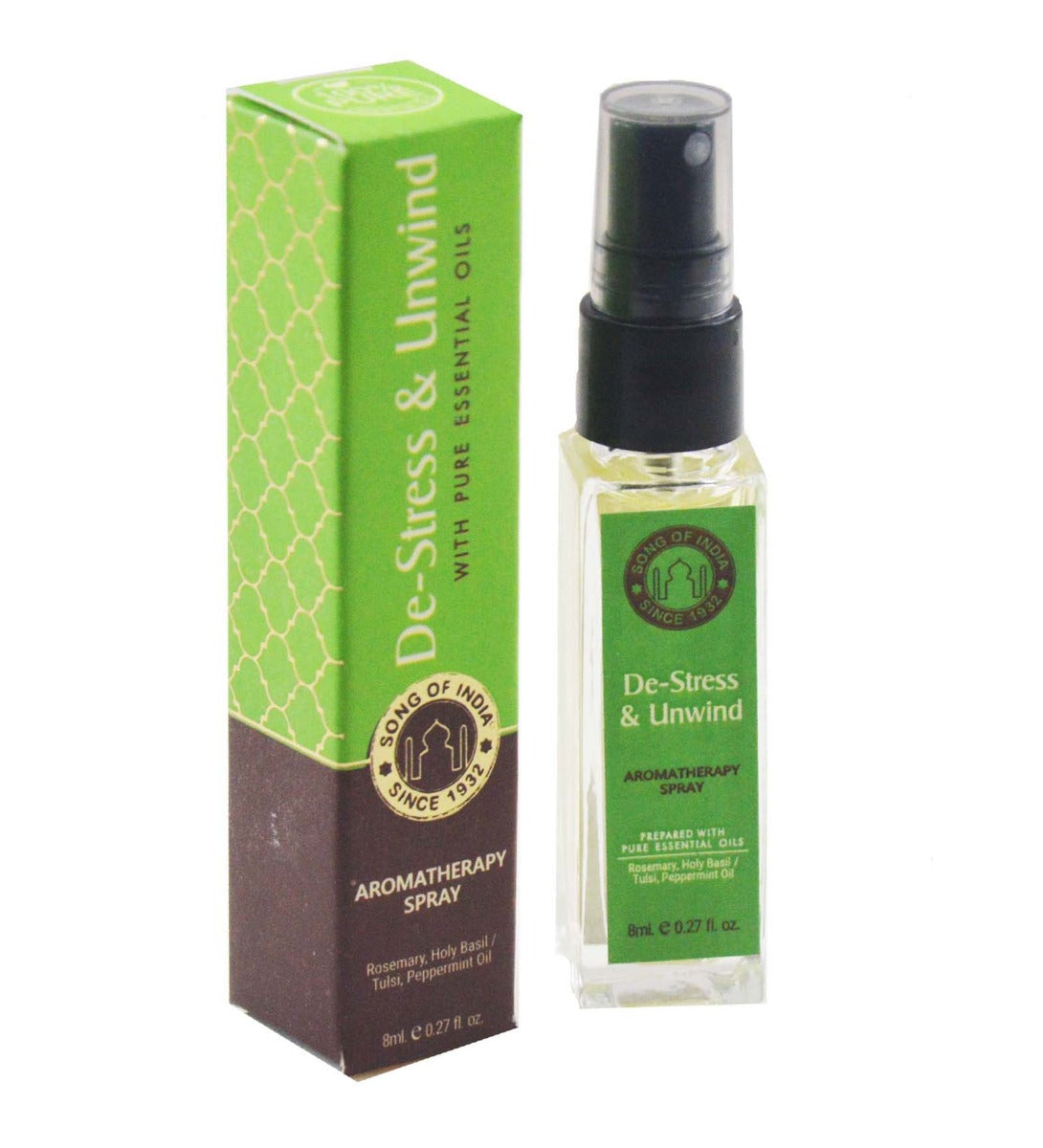 De-Stress & Unwind Aromatherapy Mist 8 ml by Song of India