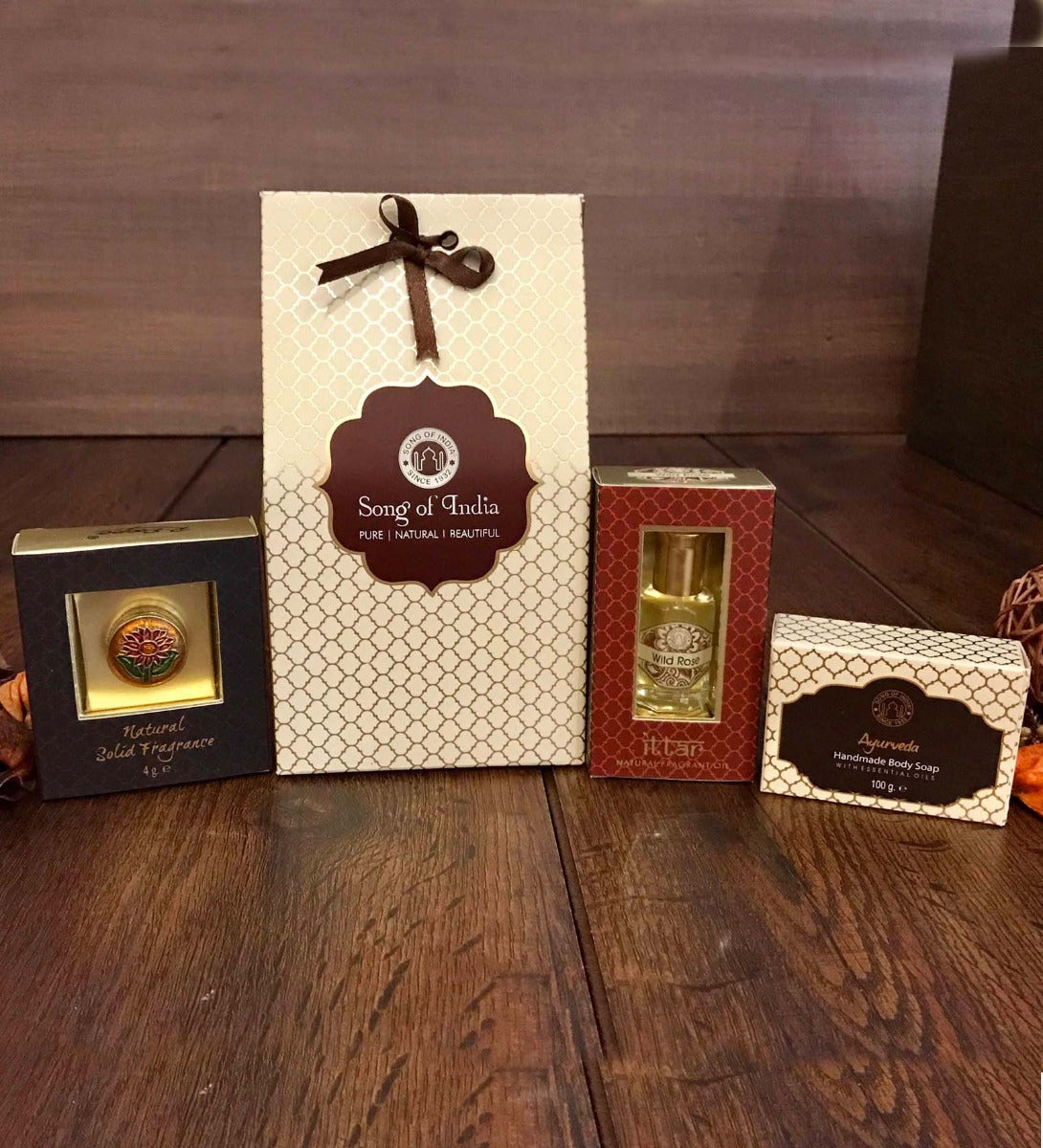 Veda Gable Gift Box by Song of India — primary gift set product image