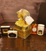 Golden Organza Gift Basket by Song of India — primary gift set product image