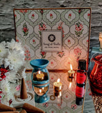 White Meditation / Pooja Organic Goodness Gift Box - Incense by Song of India — gift box contents detail