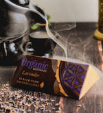 Lavender Organic 12 Back-Flow Incense Cones by Song of India — primary incense product image