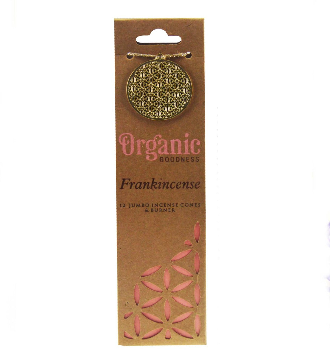Frankincense Organic Incense Cones by Song of India — incense sticks or cones packaging detail