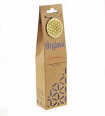 Lavender Organic Incense Cones by Song of India — burning incense atmosphere detail