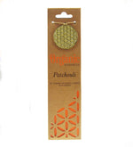 Patchouli Organic Incense Cones by Song of India — incense sticks or cones packaging detail