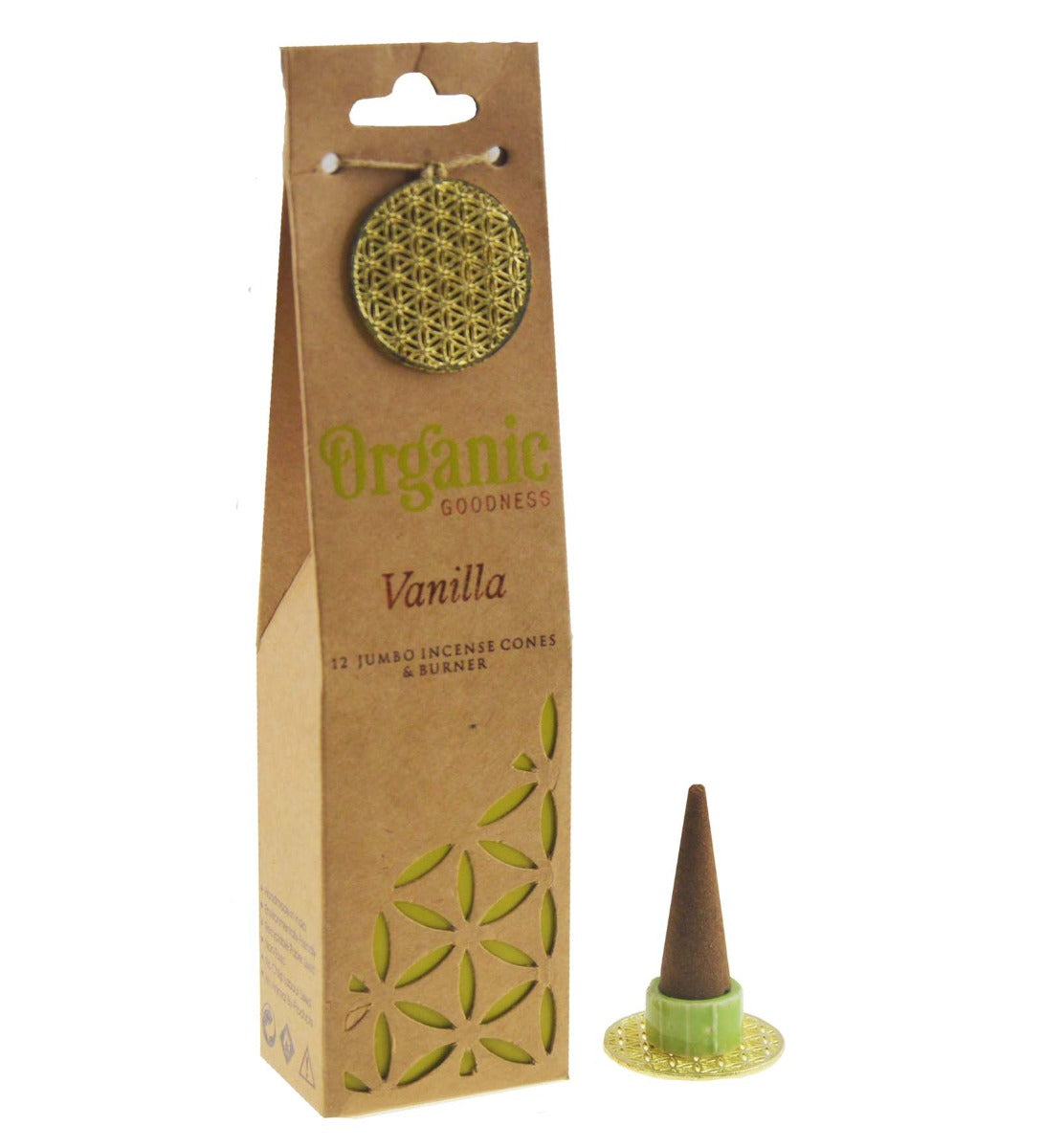 Vanilla Organic Incense Cones by Song of India — primary incense product image