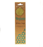 White Sage Organic Incense Cones by Song of India — incense sticks or cones packaging detail