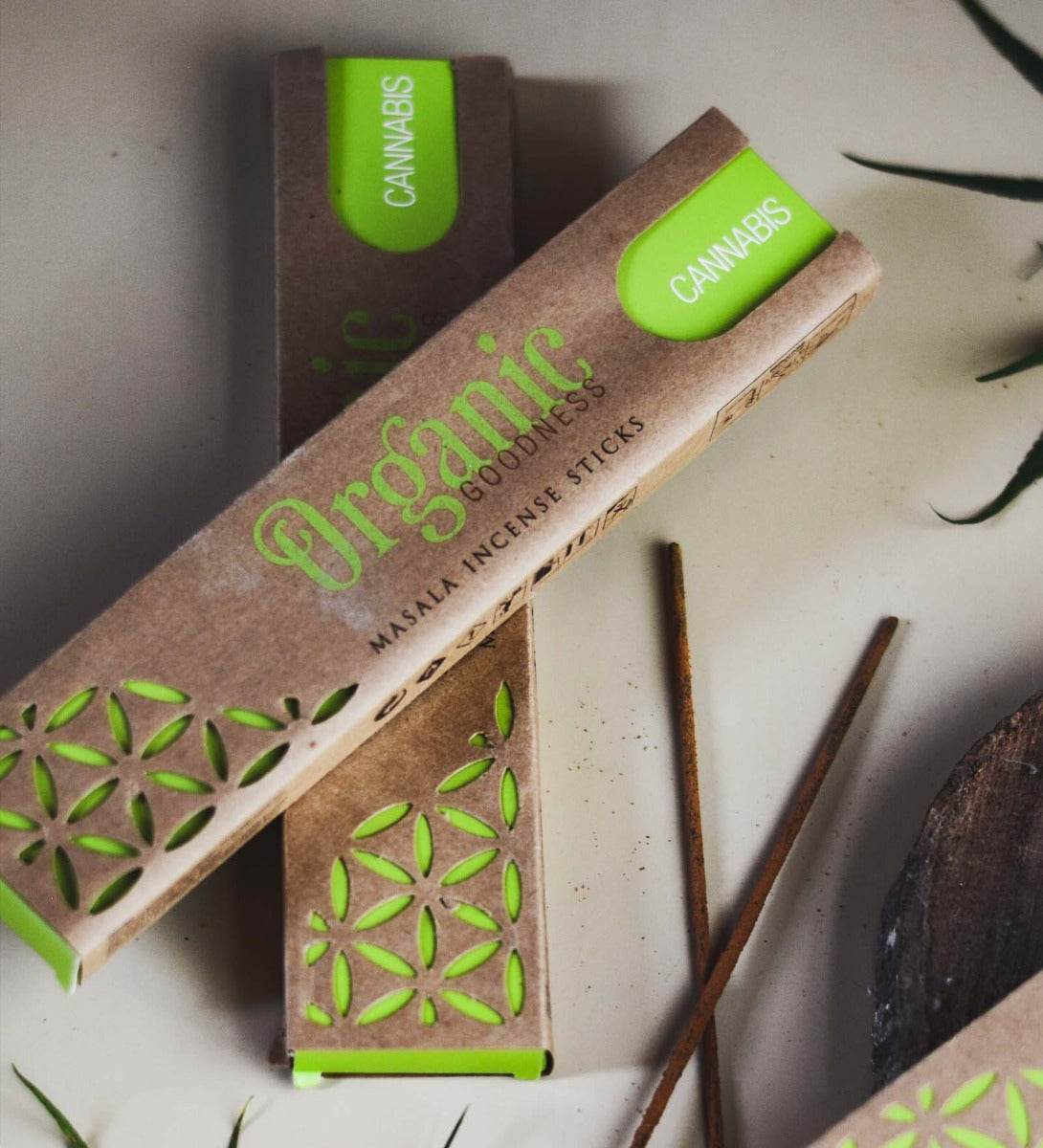 Cannabis Organic Incense Sticks by Song of India — primary incense product image