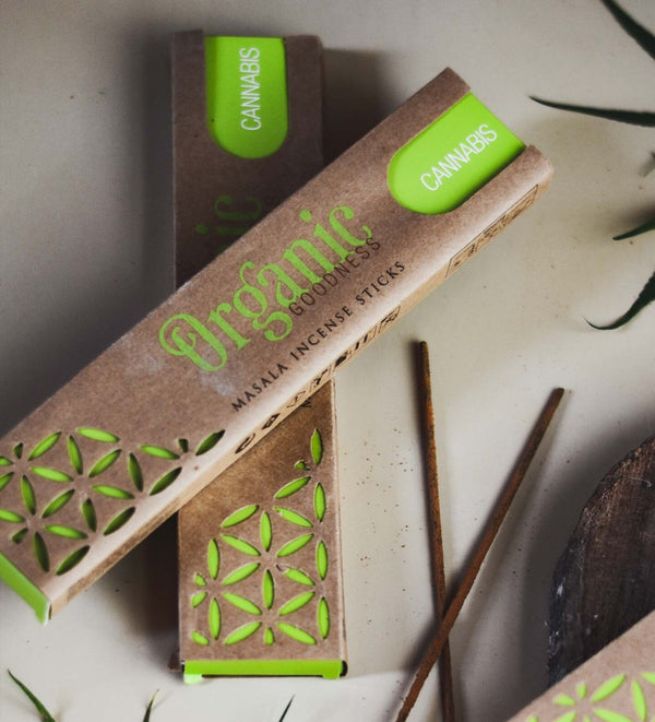 Cannabis Organic Incense Sticks (Set of 2)