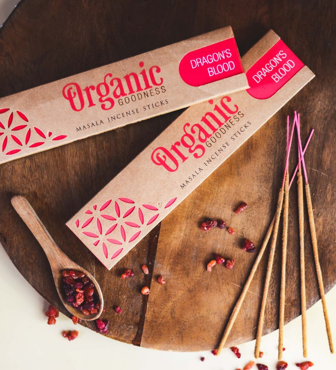Dragon's Blood Organic Incense Sticks by Song of India — primary incense product image