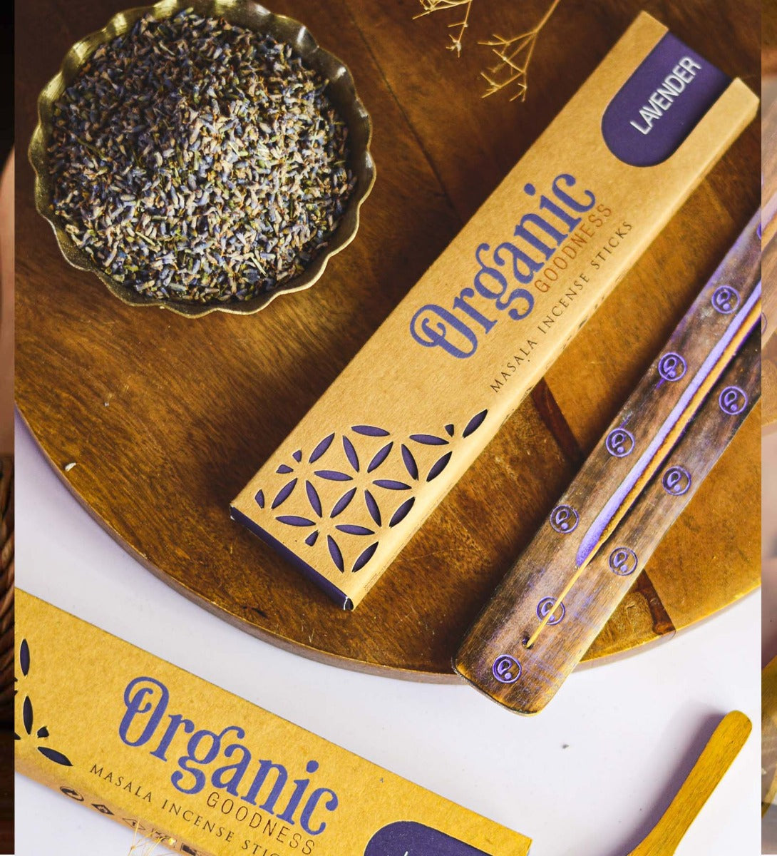 Lavender Organic Incense Sticks by Song of India — primary incense product image