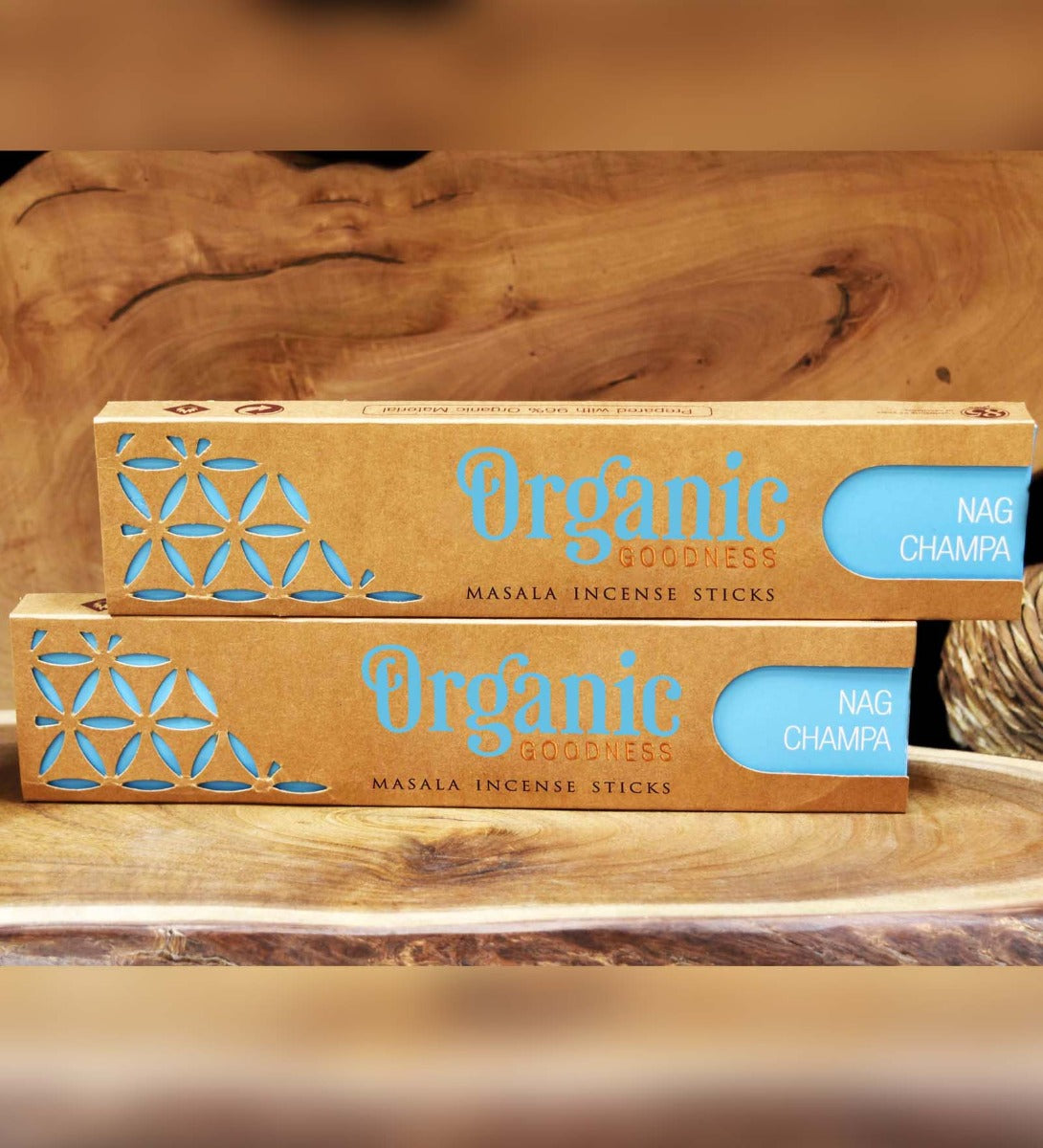 Nag Champa Organic Incense Sticks by Song of India — incense holder and ritual detail