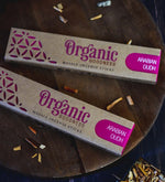 Arabian Oudh Organic Incense Sticks by Song of India — incense sticks or cones packaging detail