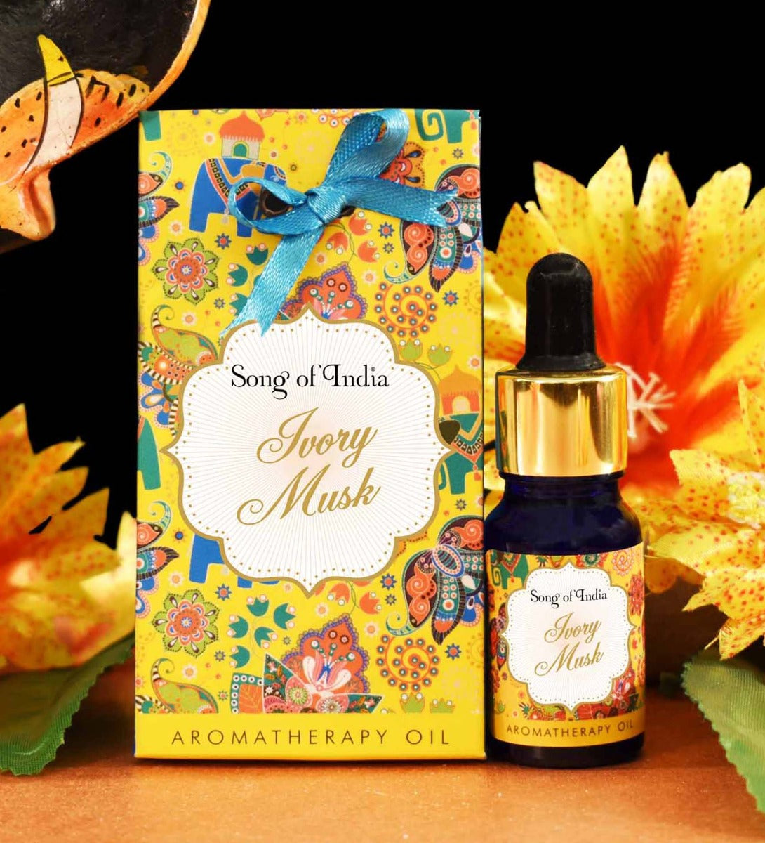Ivory Musk Aromatherapy Oil by Song of India — primary fragrance oil bottle image
