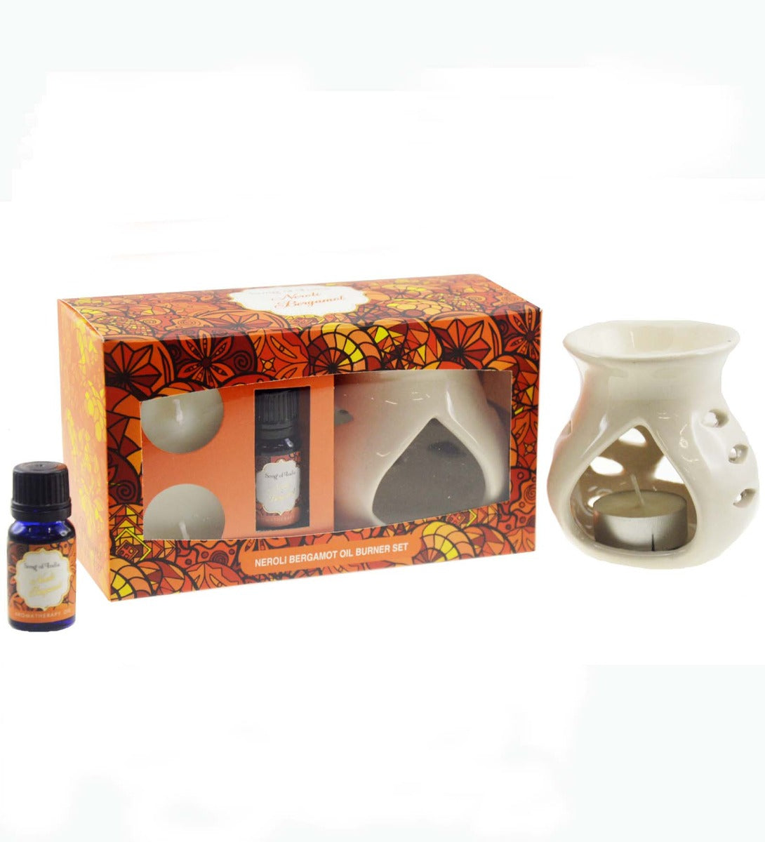 Neroli Bergamot Aroma Burner Set by Song of India — primary gift set product image