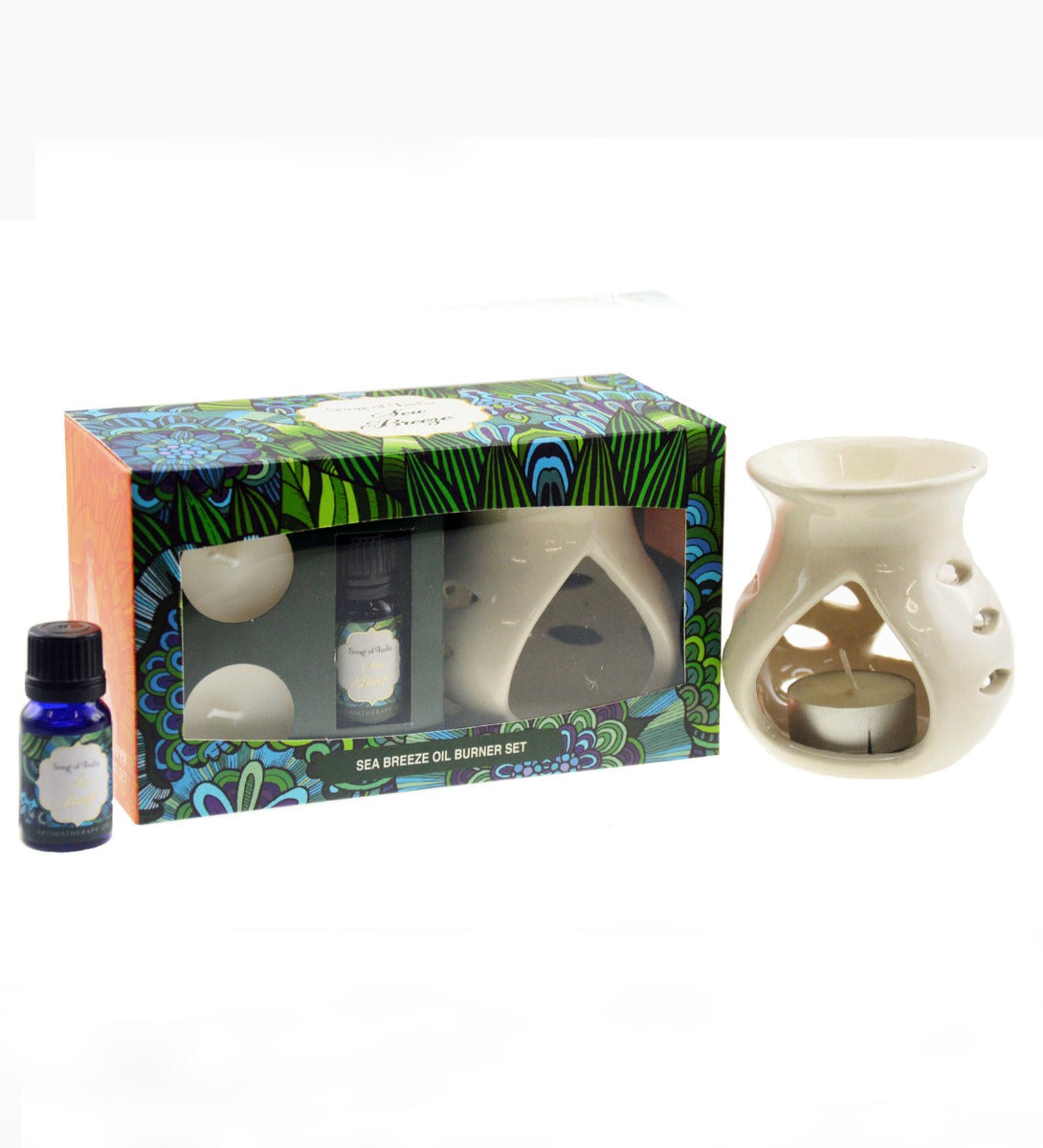 Sea Breeze Aroma Burner Set by Song of India — primary gift set product image
