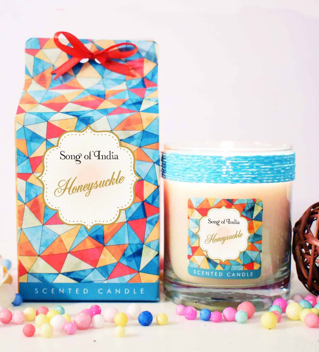 Honeysuckle Soy Wax Candle by Song of India — primary soy wax candle product image