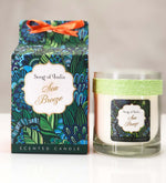 Sea Breeze Soy Wax Candle by Song of India — soy wax candle jar and packaging detail