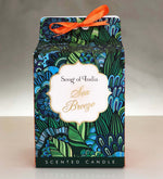Sea Breeze Soy Wax Candle by Song of India — lifestyle candle setting