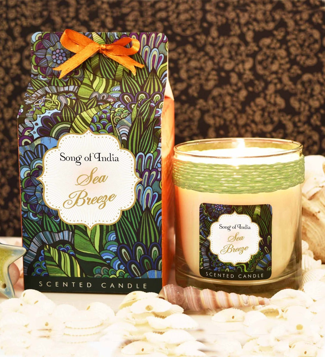 Sea Breeze Soy Wax Candle by Song of India — primary soy wax candle product image
