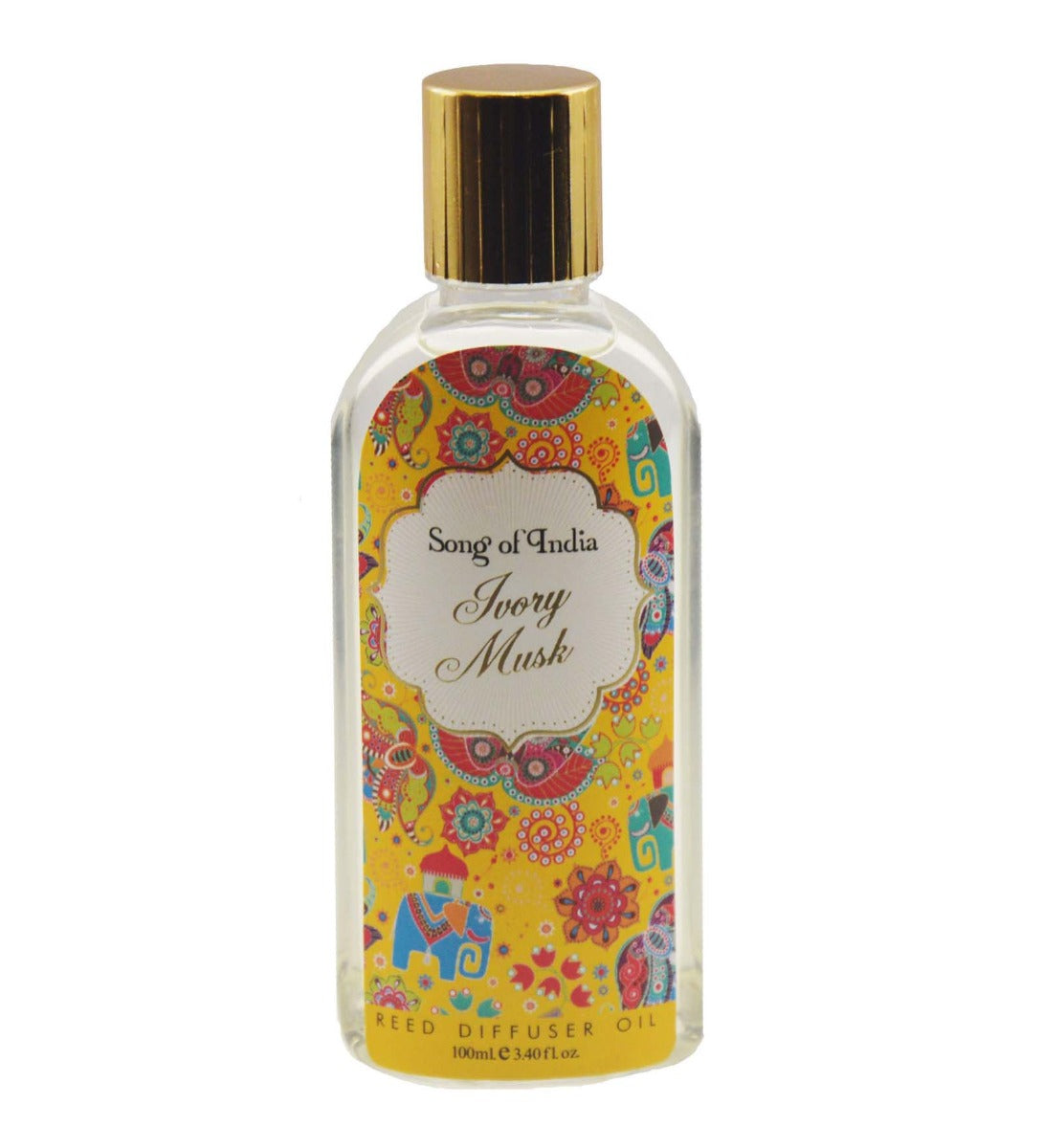 Ivory Musk Diffuser Refill Oil by Song of India — primary fragrance oil bottle image
