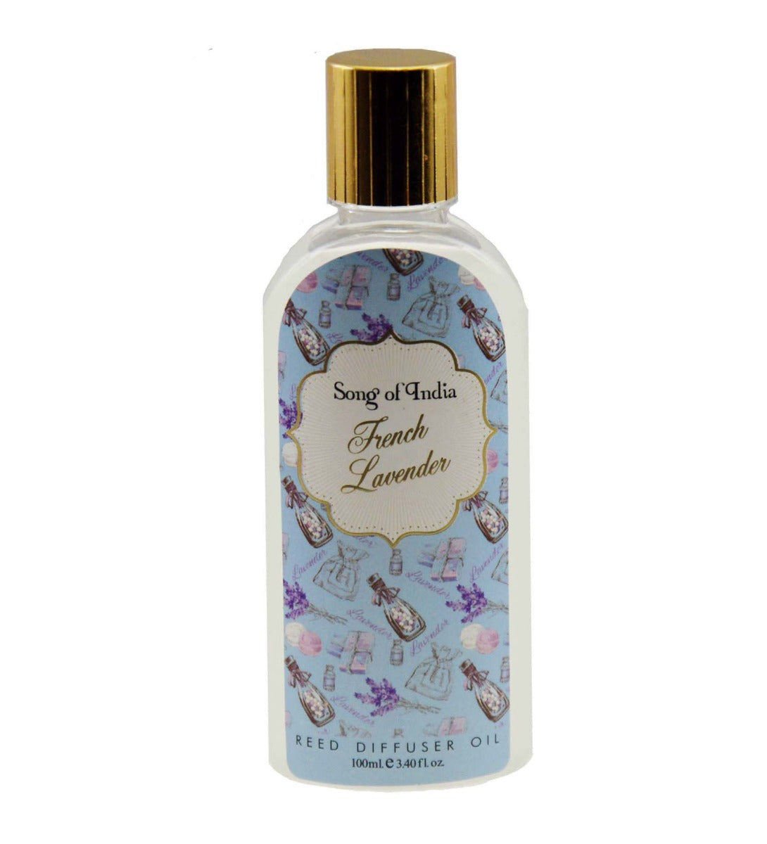French Lavender Diffuser Refill Oil by Song of India — primary fragrance oil bottle image
