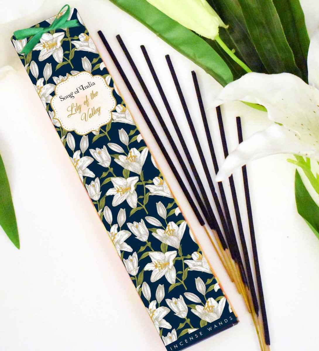 Lily of the Valley Incense Sticks by Song of India — incense sticks or cones packaging detail