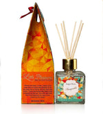 Honeysuckle Reed Diffuser by Song of India — diffuser packaging and label detail