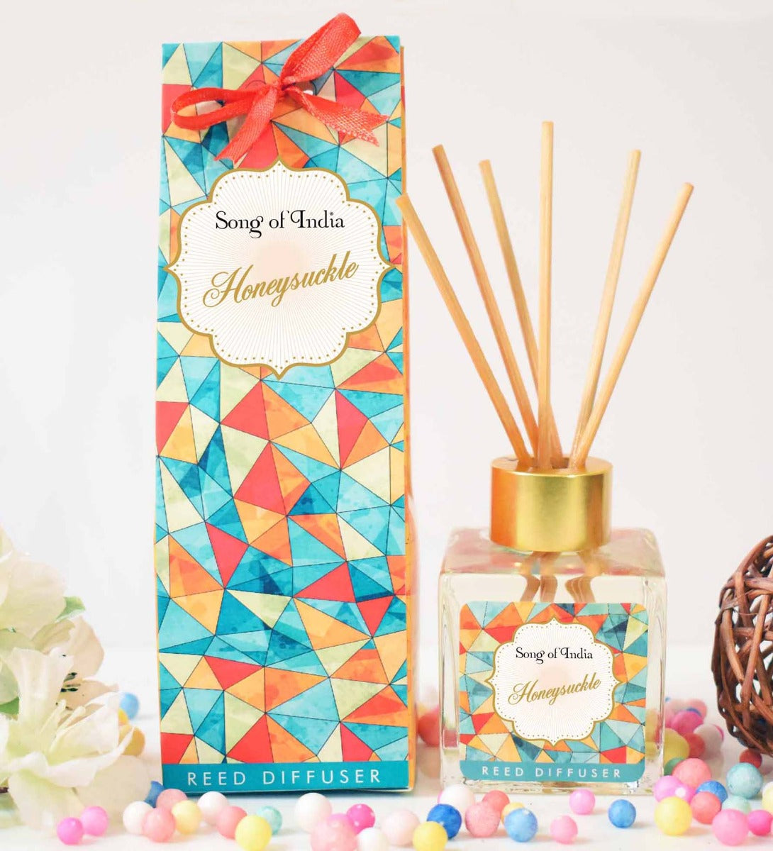 Honeysuckle Reed Diffuser by Song of India — primary reed diffuser product image