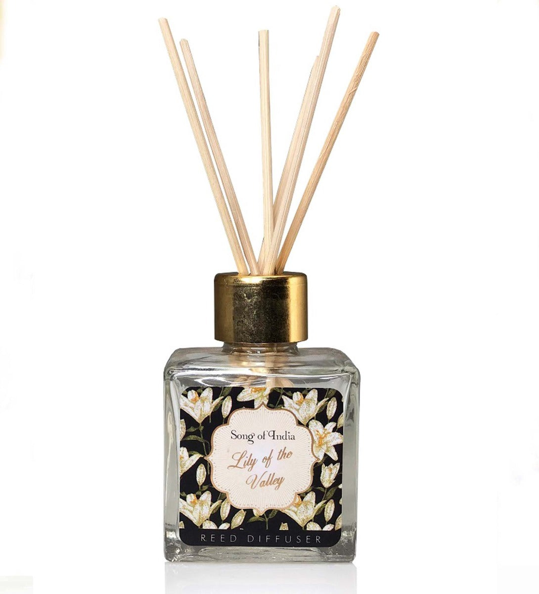 Lily of the Valley Reed Diffuser by Song of India — home fragrance styling detail