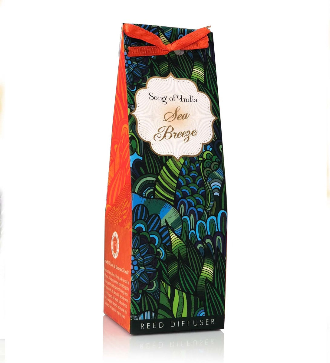 Sea Breeze Reed Diffuser by Song of India — home fragrance styling detail