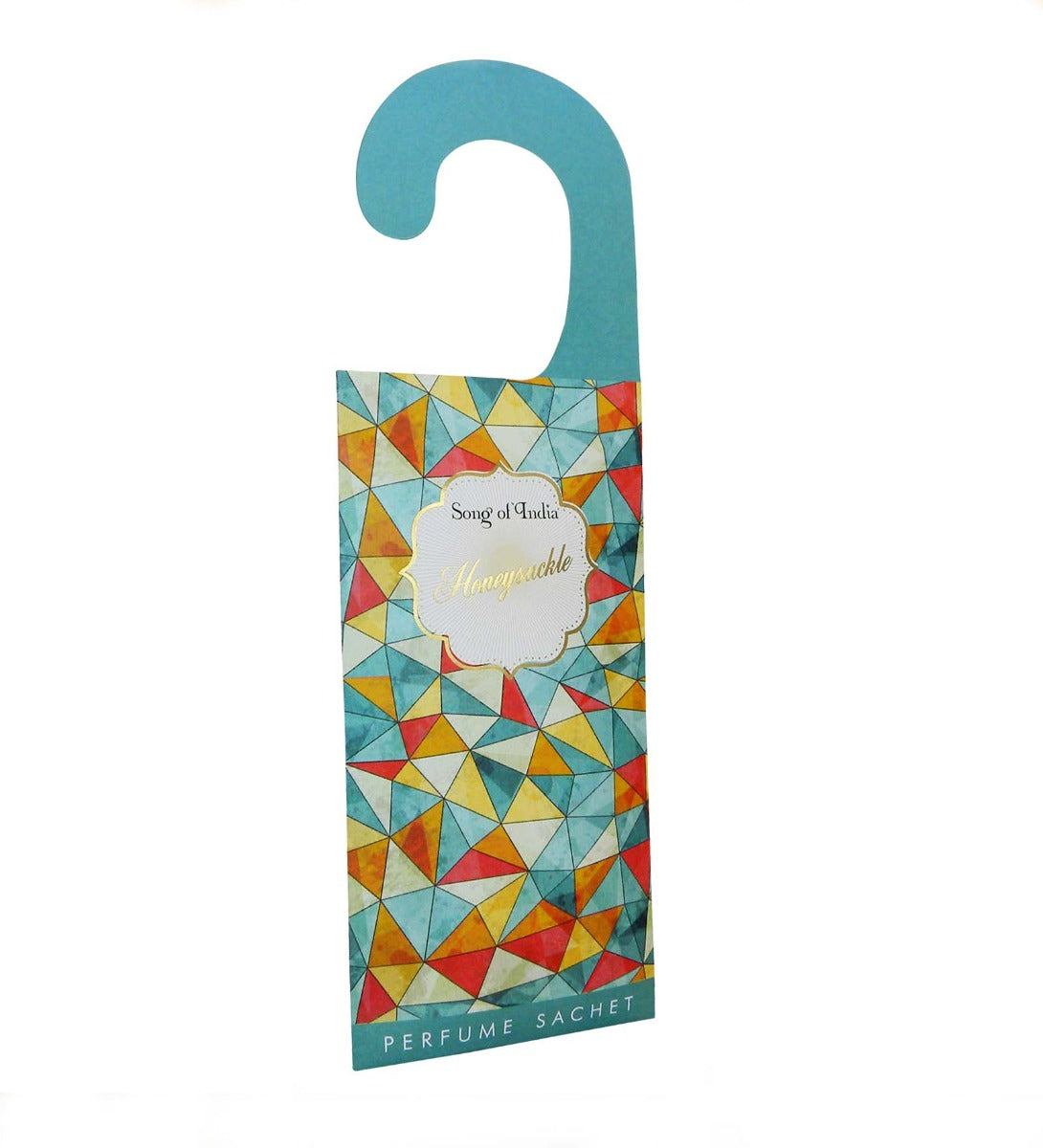 Honeysuckle Scented Sachet by Song of India — sachet packet and fragrance detail