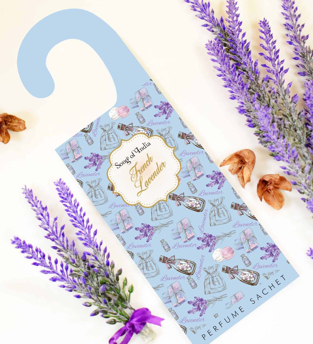 French Lavender Scented Sachet by Song of India — primary scented sachet product image