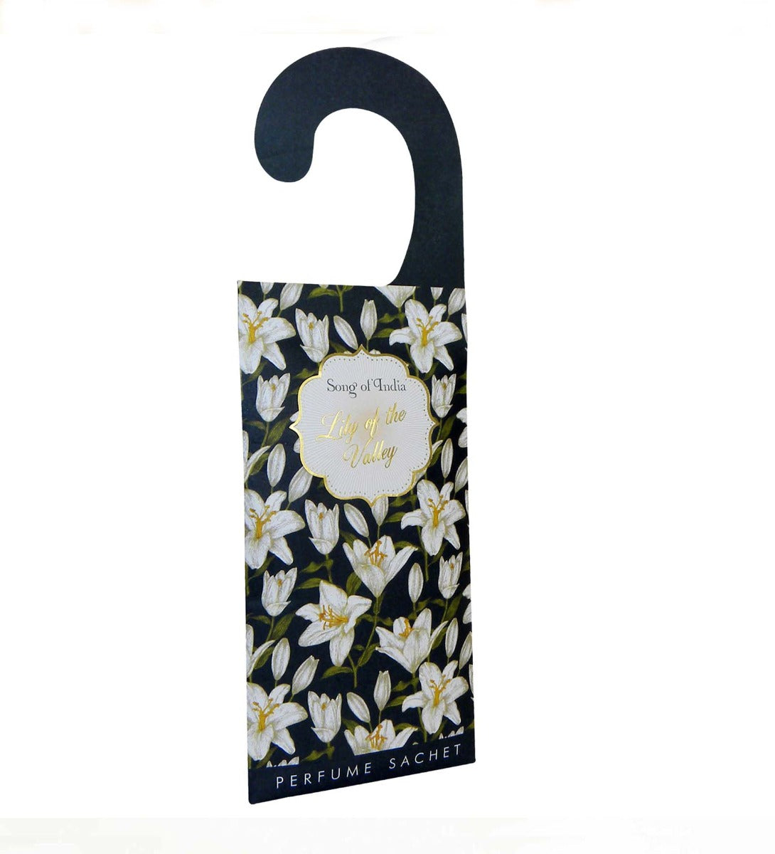 Lily of the Valley Scented Sachet by Song of India — sachet packet and fragrance detail