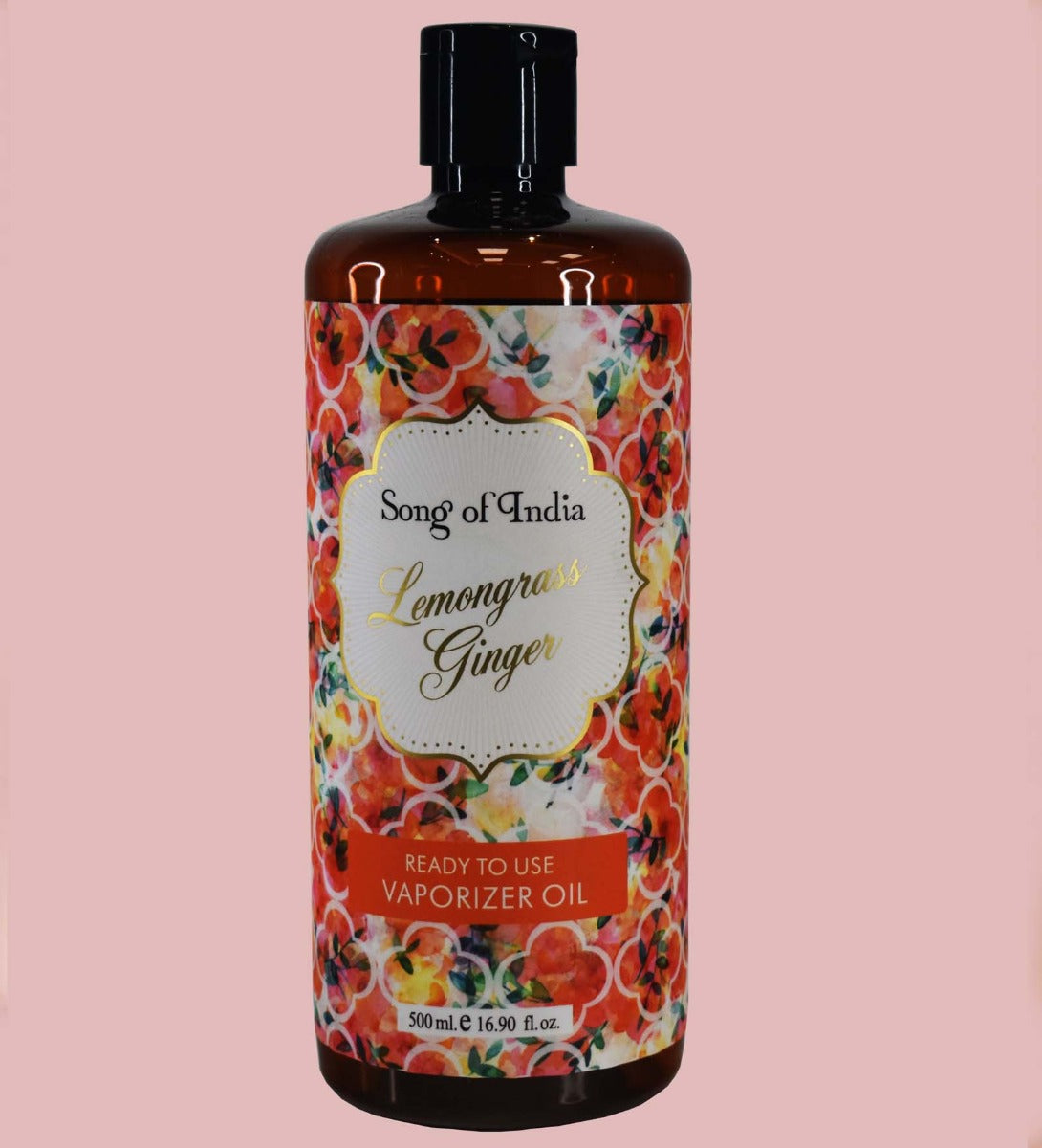 Lemongrass Ginger Vaporiser Oil by Song of India — primary fragrance oil bottle image