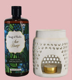 Sea Breeze Vaporizer Oil by Song of India — oil bottle and packaging detail