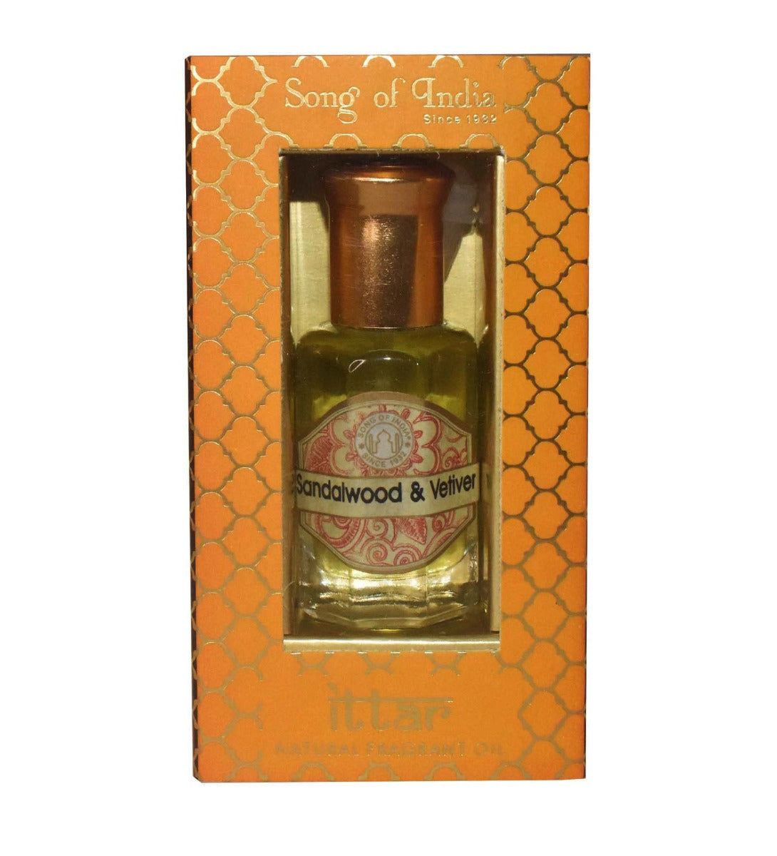 Sandalwood & Vetiver Attar Roll-On by Song of India — primary perfume product image