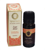 Sage Mint Ayurveda Aroma Oil by Song of India — oil bottle and packaging detail