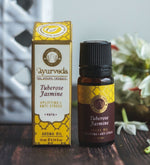 Tuberose Jasmine Ayurveda Aroma Oil by Song of India — primary fragrance oil bottle image