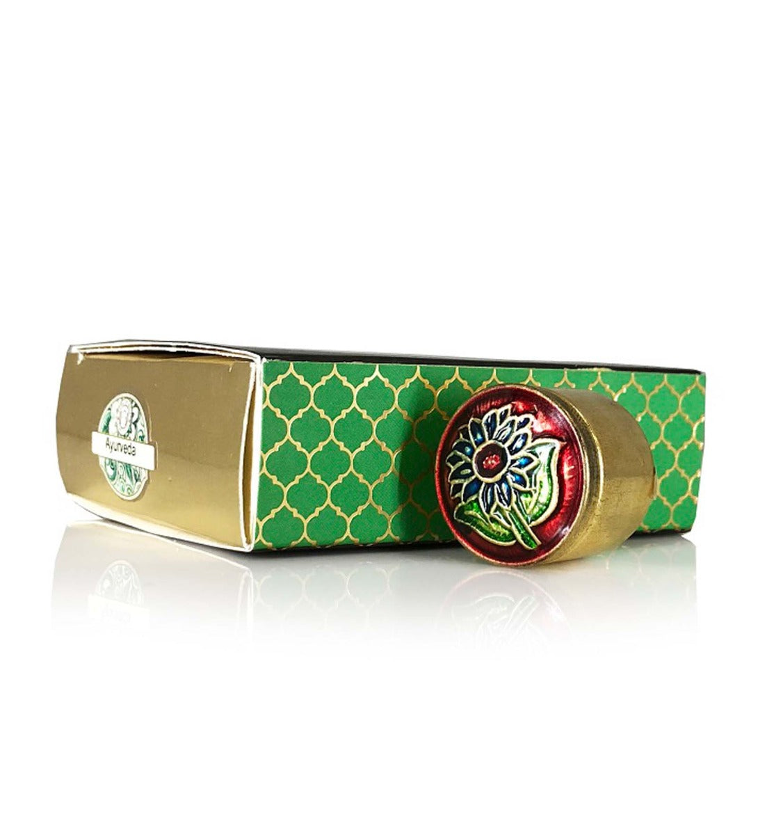 Ayurveda Solid Perfume by Song of India — perfume bottle and packaging detail