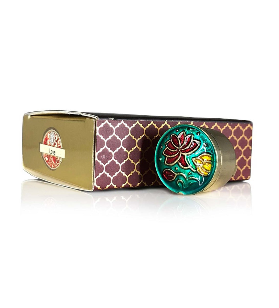 Love Solid Perfume by Song of India — perfume bottle and packaging detail