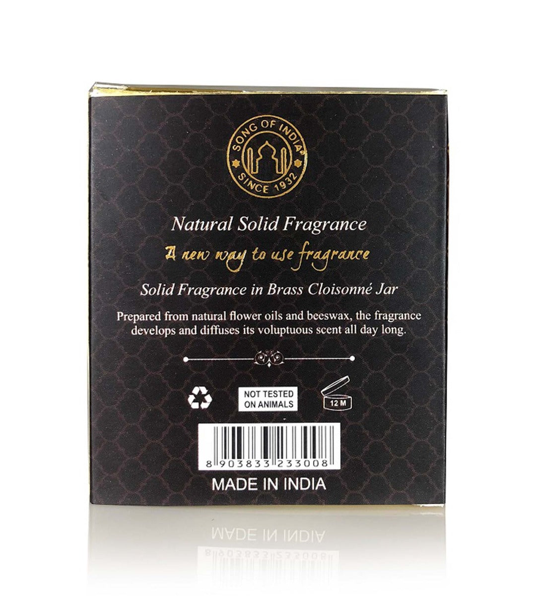 Neroli Bergamot Solid Perfume by Song of India — personal fragrance styling detail