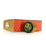 Royal Oud Solid Perfume Brass Jar by Song of India — perfume bottle and packaging detail