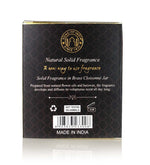 Royal Oud Solid Perfume Brass Jar by Song of India — personal fragrance styling detail